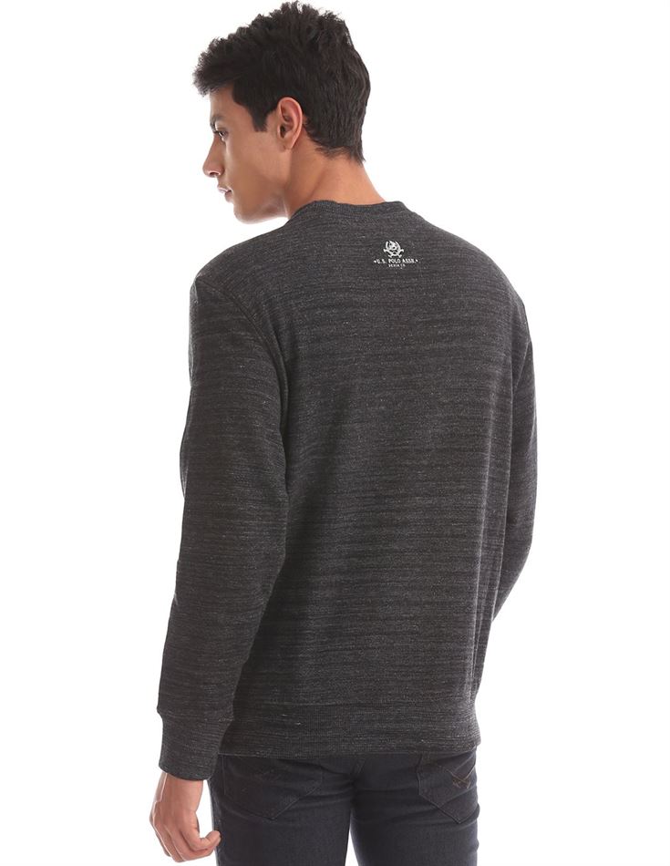 U.S. Polo Assn. Men Printed Casual Wear Sweatshirt